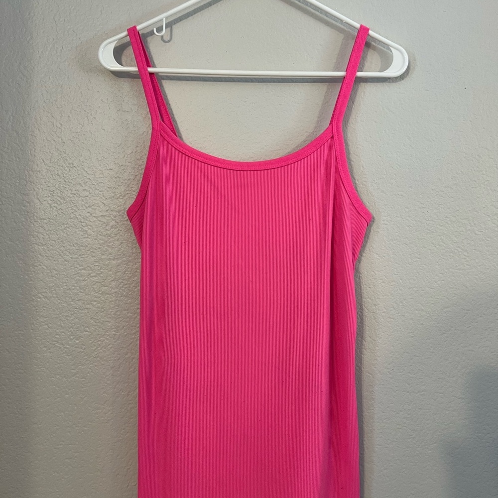 No Boundaries Pink Fitted Sleeveless Camisole